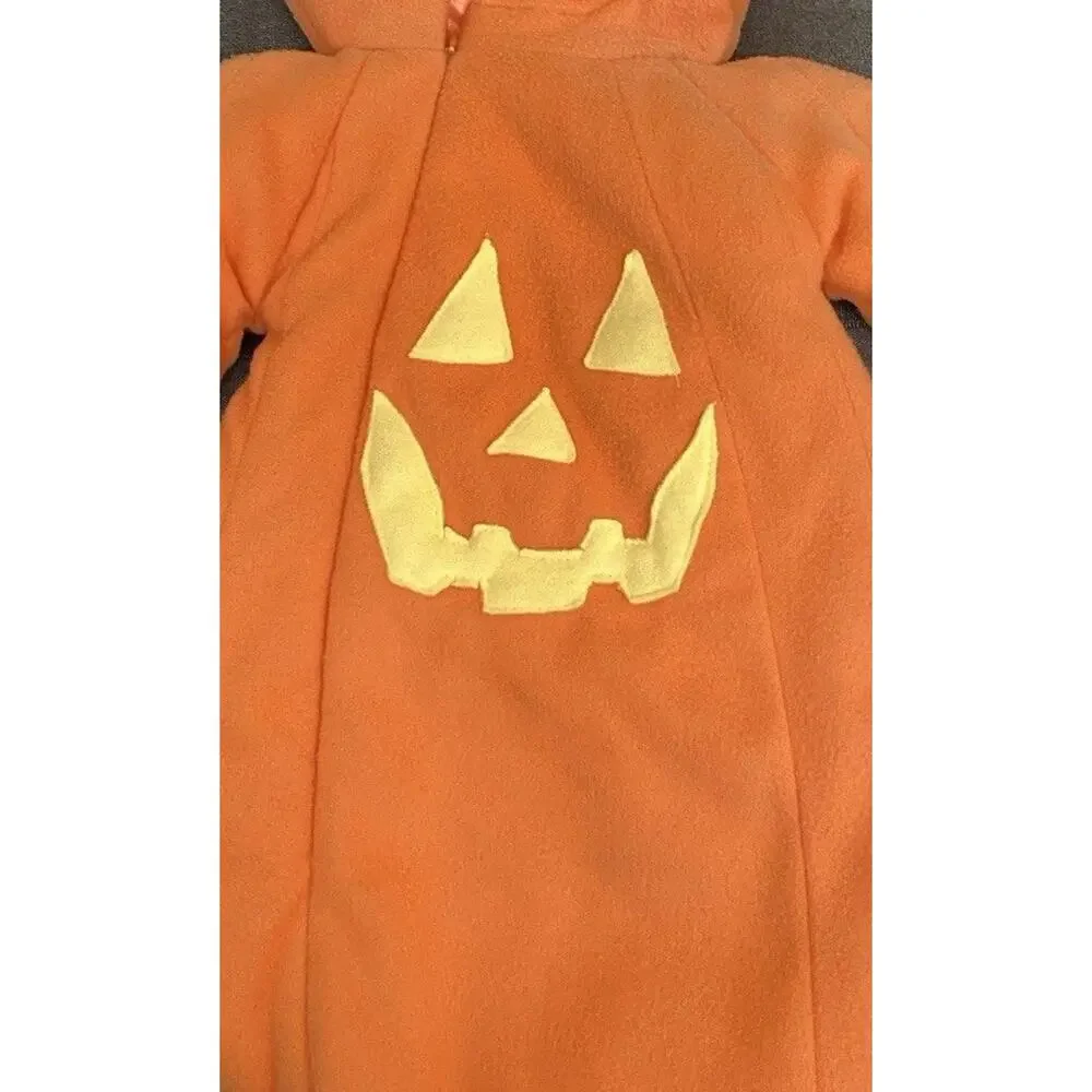 Wishcraft Chasing Fireflies Pumpkin Bunting Costume Baby Halloween 6 12 Mos